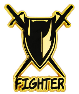 Hymgho Enamel Pin - Class Pin Fighter