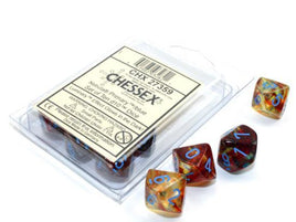 Chessex - Dice - 27359 - Nebula Primary/blue Luminary Set of Ten d10s