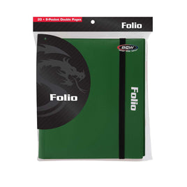 BCW - Folio - 9 Pocket Side-Load 360 Green