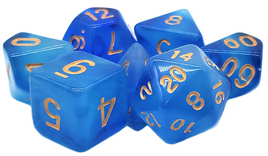 Old School Dice - Odyssey: Blue RPG Dice Set