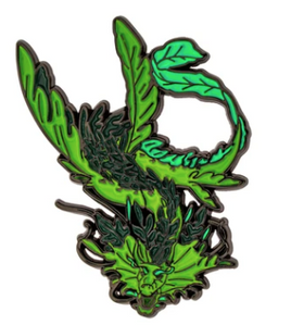 Hymgho Enamel Pin - Quest's Reward Fine Art Wind Dragon Pin
