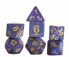 Sirius - Purple Unicorn RPG Dice Set
