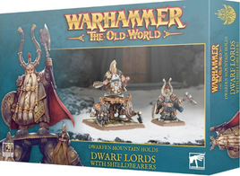 Warhammer The Old World - Dwarfen Mountain Holds - Dwarf Lords With Shieldbearers