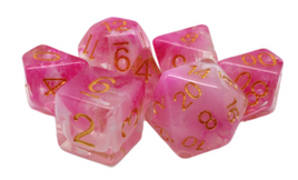 Old School Dice - Luminous: Love Letter RPG Dice Set