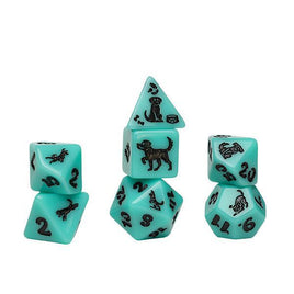 Sirius - Dice - Seafoam Shepherd 8-Dice RPG Set