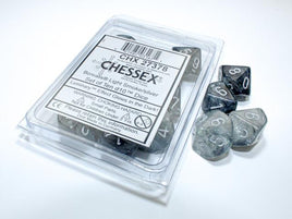 Chessex 27378 - Borealis Light Smoke/silver Luminary d10 Set (10 Count)