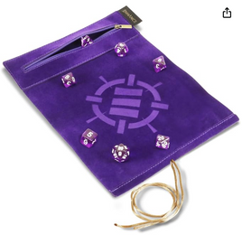 Enhance - Roll on a Scroll: Purple RPG Dice & Rolling Mat