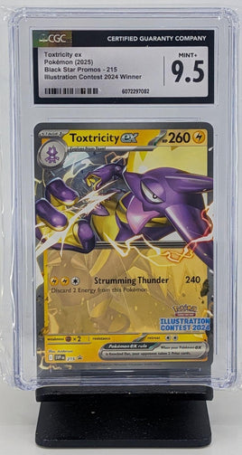 Graded Pokemon - Toxtricity ex Black Star #215 CGC 9.5 MINT+