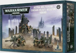 Warhammer 40k - Astra Militarum - Cadian Heavy Weapons Squad