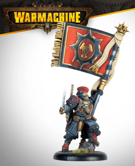 Warmachine - Khador Winter Korps Standard Bearer