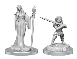 WizKids 90550 - Critical Role Female Human Wizard & Female Halfling Holy Warrior