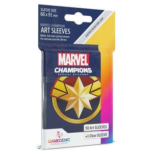 Gamegenic - Sleeves - Marvel Champions - Captain Marvel