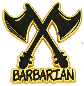 Hymgho Enamel Pin - Class Pin Barbarian