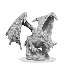WizKids 90322 - D&D Nolzur's Marvelous Miniatures - Young Blue Dragon Unpainted Mini