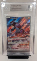Graded Pokemon - Groudon #199 IR Holo Beckett 9 MINT