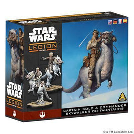 Star Wars Legion - Captain Solo & Commander Skywalker on Tauntauns
