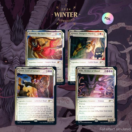 mtg dossier cards MTG: Murders at Karlov Manor Commander Decks Tilted Gaming The Gathering MTG Murders at Karlov Manor