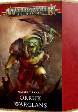 Warhammer Age of Sigmar - Orruk Warclans - Warscroll Cards