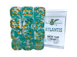Role 4 Initiative - Dice - Diffusion - Atlantis 12d6 18mm Dice Set