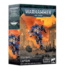 Warhammer 40k - Space Marines - Captain with Jump Pack and Relic Shield