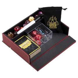 Dragon Shield - Dice Companion - Dice Box & Tray Blood Red