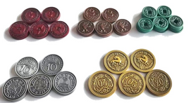 Stonemaier Games - Metal Coins (Scythe and Others)