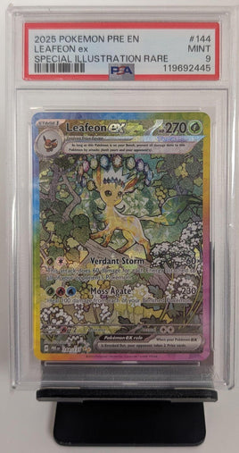 Graded Card - Pokemon - Leafeon ex #144 SIR PSA 9 MINT