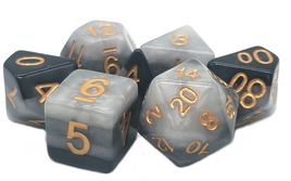 Old School Dice - Gradients: Dusk Till Dawn RPG Dice Set