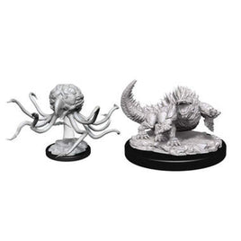 WizKids 90022 - D&D Nolzur's Marvelous Miniatures - Basilisk & Grell