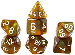 Sirius - Dice - Treasure Peridot 7pc Set