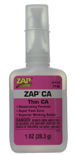 Zap - Zap CA Thin CA 1oz