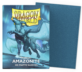Dragon Shield - Sparkles Matte Amazonite Sleeves 100 Count