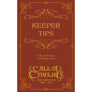 Call of Cthulhu RPG - Keeper Tips