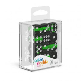 Oakie Doakie - Emerald 16mm d6 Set (12 Count)