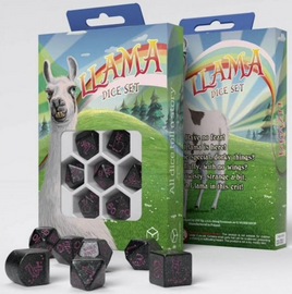 Q Workshop - Llama Dice: Spitty RPG Dice Set