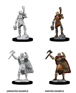 WizKids 90056 - D&D Nolzur's Marvelous Miniatures - Female Human Barbarian