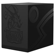Load image into Gallery viewer, Dragon Shield - Deck Box - Double Shell Black &amp; Black 150