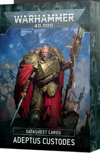 Warhammer 40k - Adeptus Custodes - Datasheet Cards