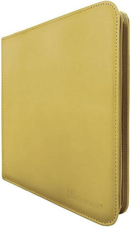Ultra Pro - 12-Pocket Zippered Pro Binder - Vivid Yellow 480 Capacity