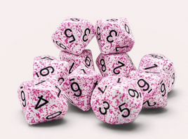 Chessex 25154 - Speckled Pink d10 Dice Set (10 Count)