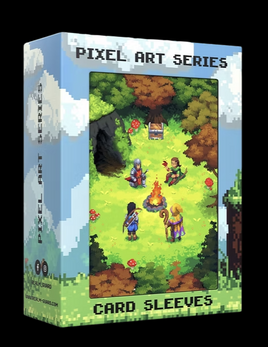 Realm Guard - Campfire Matte Pixel Art Sleeves 100+ Count