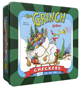 The Grinch Checkers and Tic Tac Toe