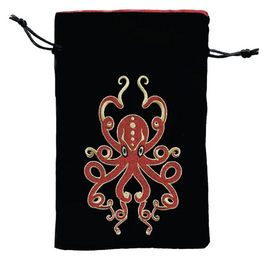 Black Oak - Red Kraken Dice Bag