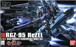 Bandai - Universal Century Gundam Unicorn - RGZ-95 ReZEL E.F.S.F Transformable Mobile Suit 1/144 HG Kit