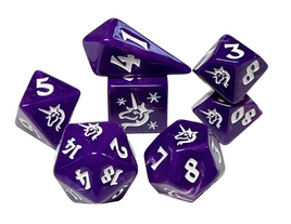 Black Oak - Unicorn RPG Dice Set