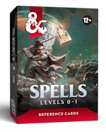 D&D - Spell Cards: Levels 0-1