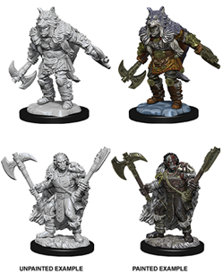 WizKids 73704 - D&D Nolzur's Marvelous Miniatures - Male Half Orc Barbarian