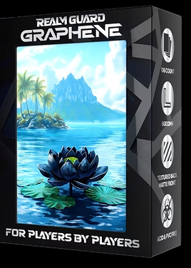 Realm Guard - Island Black Lotus Graphene Matte Art Sleeves 100+ Count