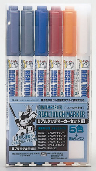 Mr. Hobby - Real Touch Gundam Marker Set 1