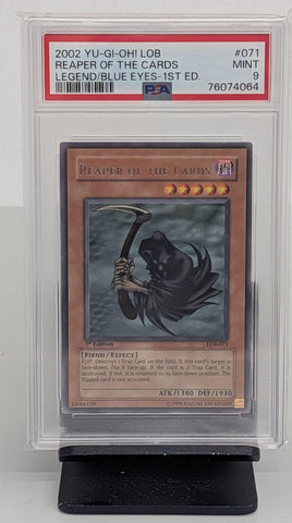 Graded Yu-Gi-Oh - Reaper of the Cards #071 1st Ed PSA 9 MINT